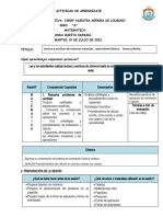 Sesion de Matematica Martes