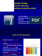 Scientific Writing