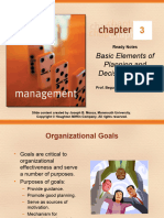 Chapter 03 Basic Elements of Planning