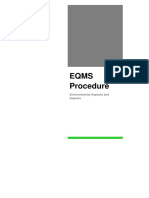 EQMS Aspects & Impacts Procedure