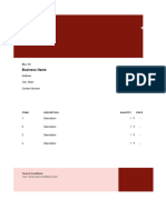 Simple Invoice Excel New