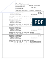 Arrest Su M M Ary Report: Guilderland Town Police Department