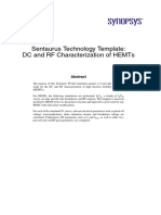 SentaurusTechnologyTemplate_DCandRFCharacterizationofHEMTs