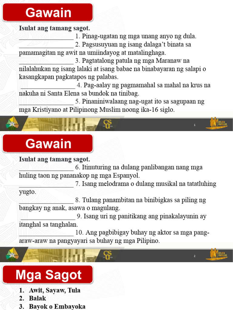 Lit 107 - Ang Balagtasan | PDF