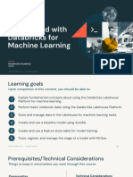 Get Started With Databricks For Machine Learning