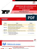 Sesión 12 - Bases Psicológicas del Aprendizaje 3era unidad