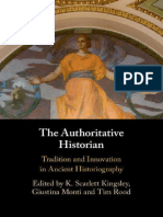 K. Scarlett Kingsley, Giustina Monti, Tim Rood - The Authoritative Historian_ Tradition and Innovation in Ancient Historiography-Cambridge University Press (2022)