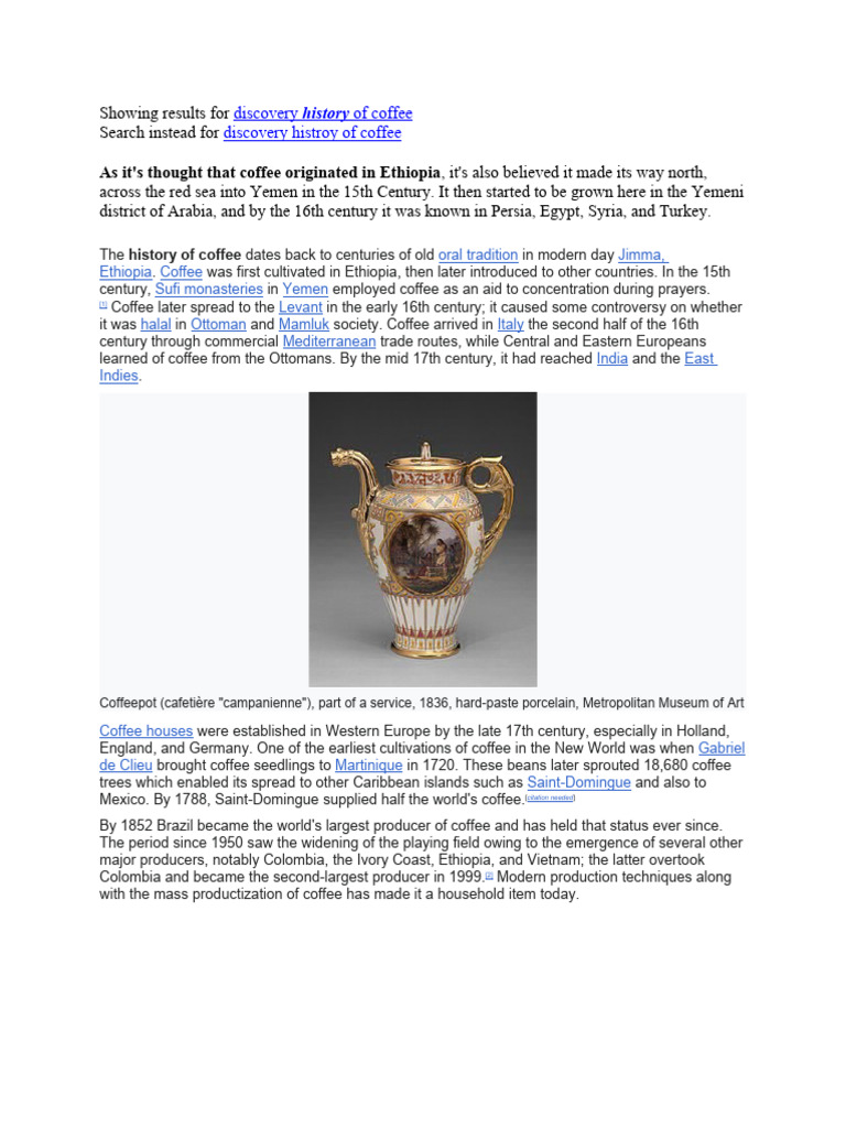 Coffee visual data 2