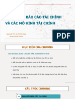 Chương 3 Phân Tích Báo Cáo Tài Chính Và Các Mô Hình Tài Chính 1