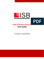 RES401 Final Business Project - Syllabus For Cohort 46 - PSO