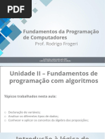 Lógica de Programação: Variáveis e Tipos | PDF | Tipo de dados ...