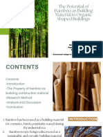 The Potential of Bamboo As Building Material in Organic Shaped Buildings