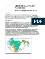 Presentation de Camtel Et Secteur D Activite