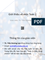 Gioi Thieu Mon Toan 2 - Jan 2024