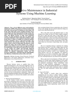 Predictive Maintenance in Industrial Systems Using Machine Learning