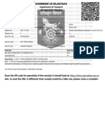 Department of Transport: Checkpost Tax E-Receipt