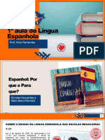 1 Aula de Língua Espanhola - Eep Jaime Da Cunha Rebouças