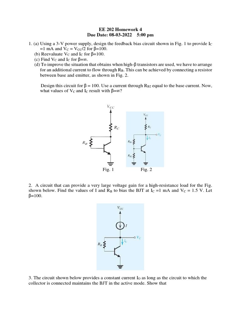 EE 202 Homework 4 | PDF