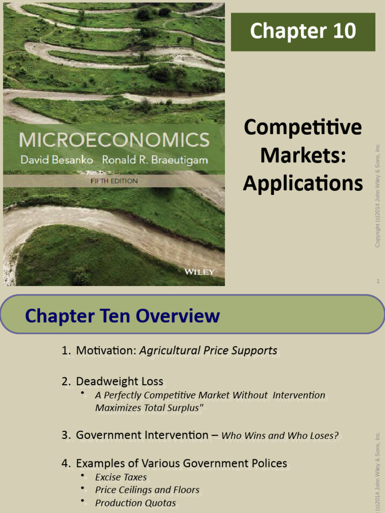 Lecture Notes PPT Version | PDF | Economic Surplus | Taxes