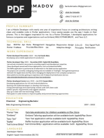 Farid Ahmadov CV FL