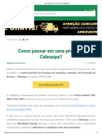 Como Passar Em Uma Prova Do Cebraspe