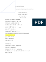 Maximum and Minimum Point - Differential Equations