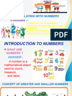 Pre Primary D Numbers