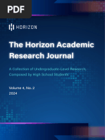 Horizon Academic Research Journal Vol. 4 No. 2 | PDF | Liposome ...