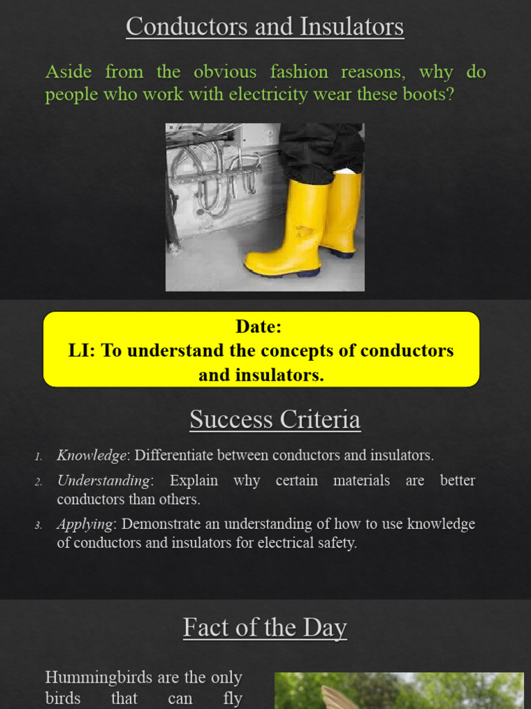 P502 - Conductors and Insulators | PDF | Electric Charge | Electrical ...
