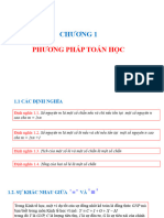 Chương 1: Phương Pháp Toán Học