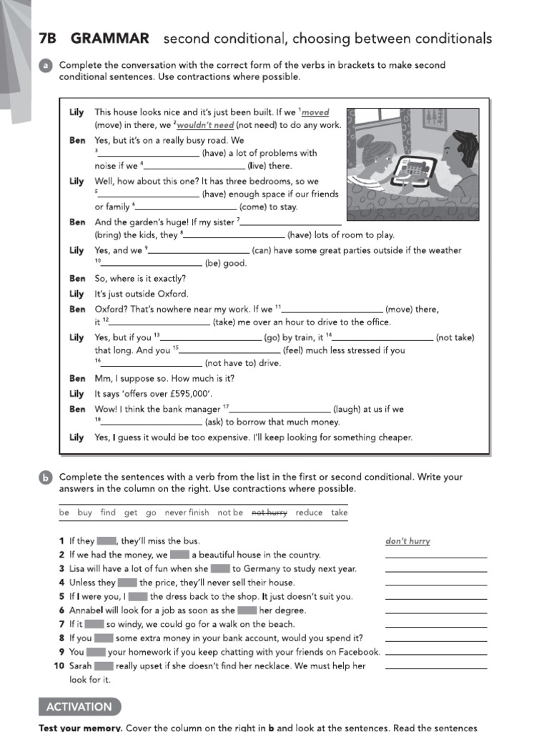 7B Grammar Second Conditional | PDF