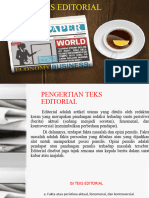 Pengertian, Ciri-Ciri, Dan Fungsi Teks Editorial