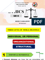 Week 3 4 Three Level of Moral Dilemmas