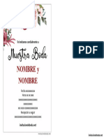 Invitaciones para Boda Color Vino PowerPoint 1