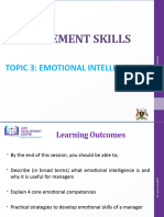 TOPIC 3 - Emotional Intelligence