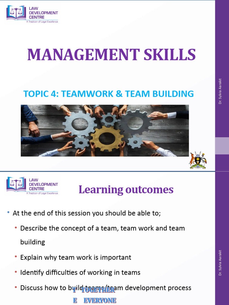 Teamwork and Team Building Strategies | PDF | Leadership | Goal