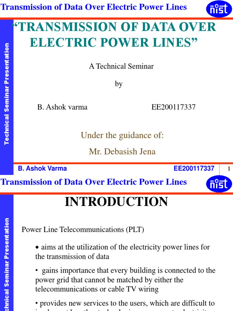 Data Transmission via Power Lines | PDF