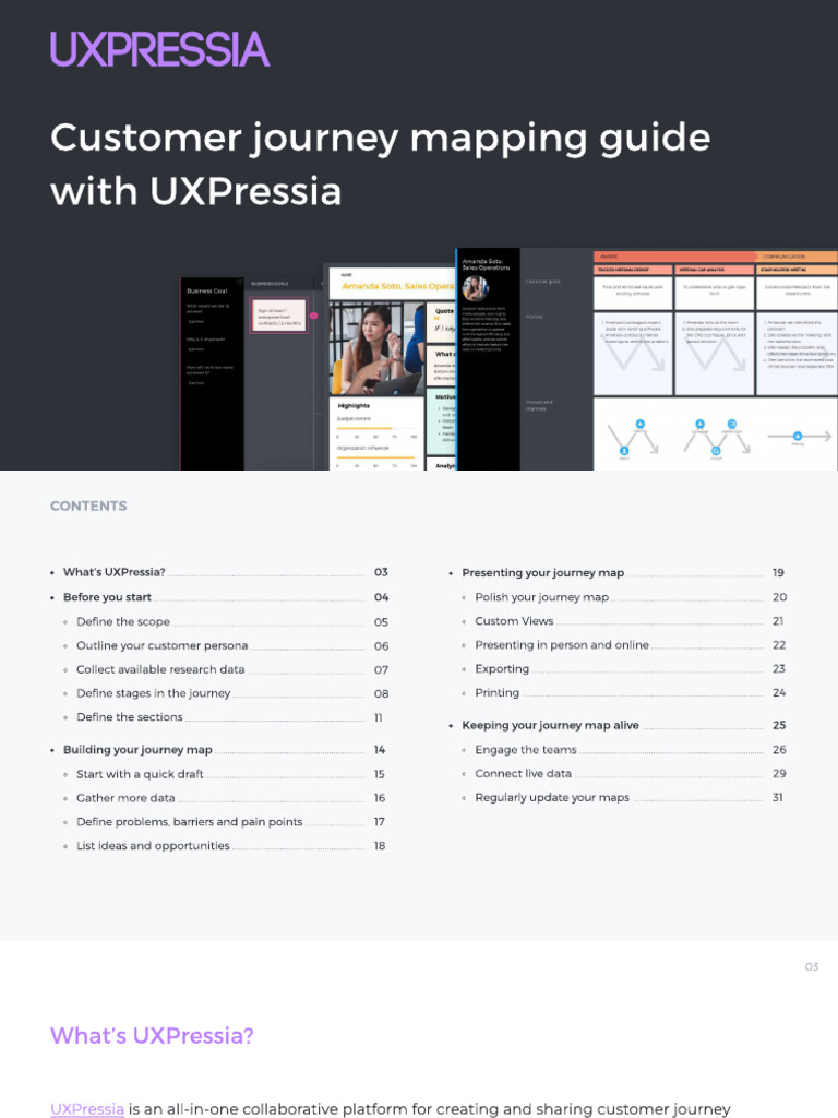 Customer Journey Mapping with UXPressia | PDF | Customer Experience ...
