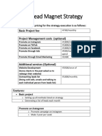 Price For Lead Magnet Strategy