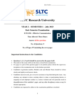 ICM 1301 - End Semester Paper (July 2023)