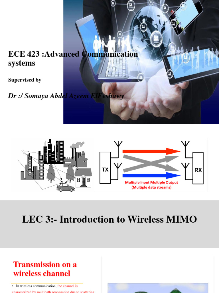 Wireless MIMO Transmission Techniques | PDF | Mimo | Radio
