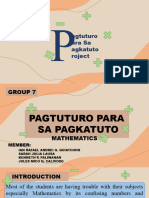 PAGTUTURO PARA SA PAGKATUTO Presentation