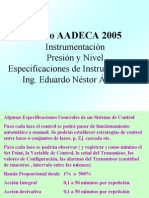 Apunte Instrumentacion Presion y Nivel AADECA