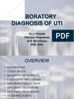 Laboratory Diagnosis of UTI