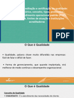 Processos de Acreditação e Certificação de Qualidade2