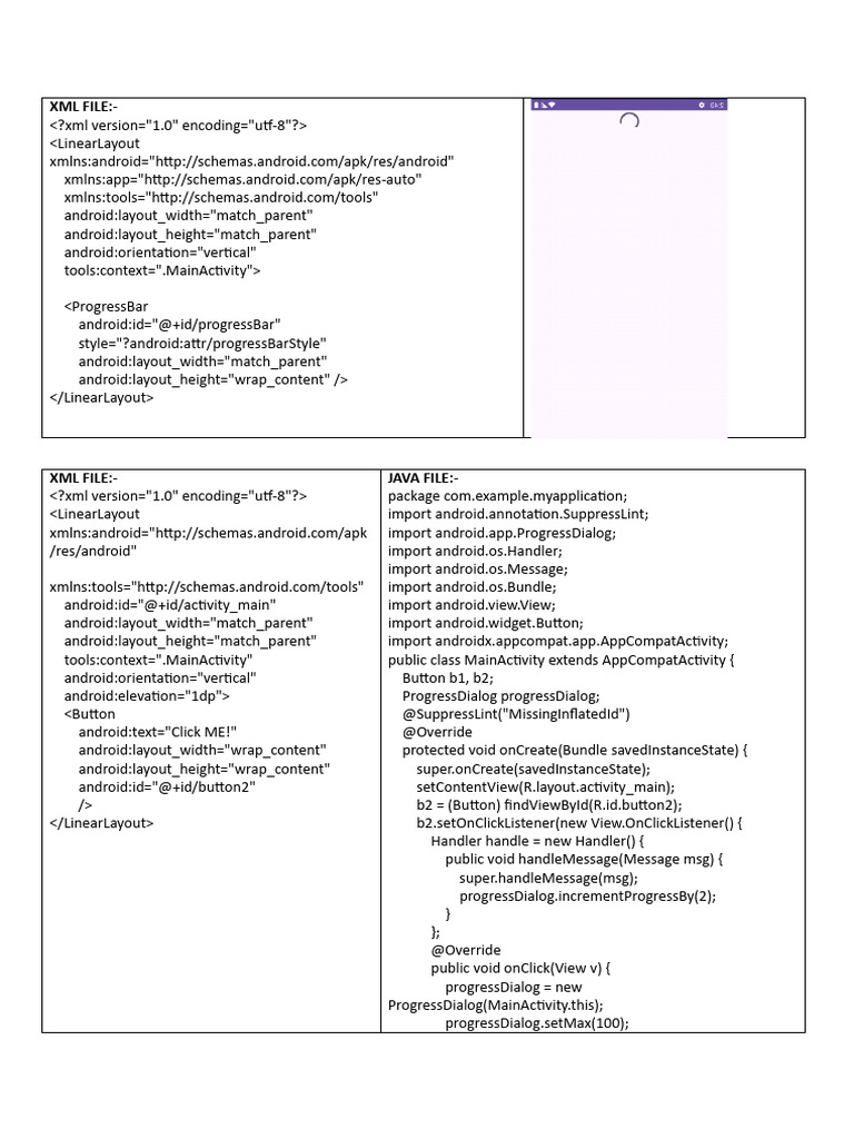 Android UI Components and Functionality | PDF | Android (Operating ...