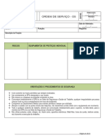 Modelo - Ordem de Serviço - Segurança Do Trabalho