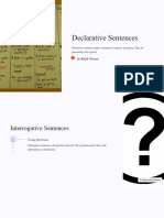 Declarative Sentences