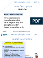 EPM 1123 - Unit 1-Project Identification and Selection-Part 1