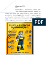 Personal Protective Equipment PPE